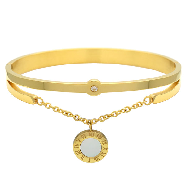 Black Resin Crystals Bangles