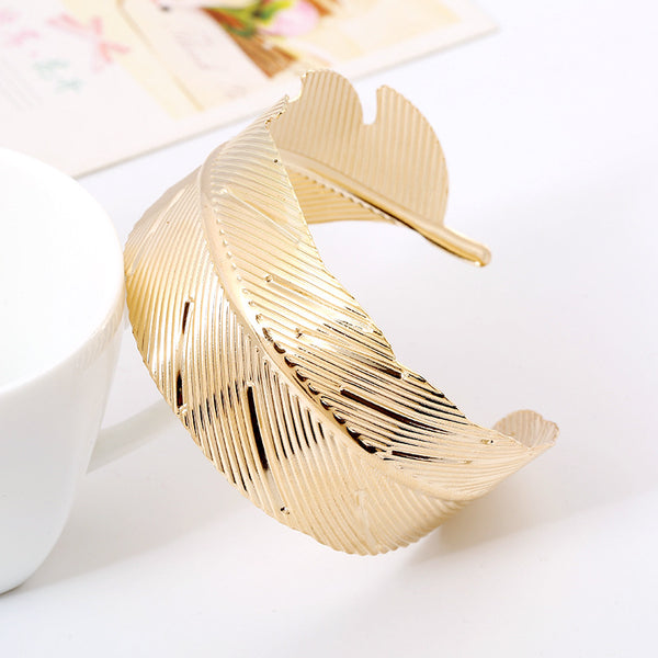 Gold Egyptian Arm Cuff Bracelet