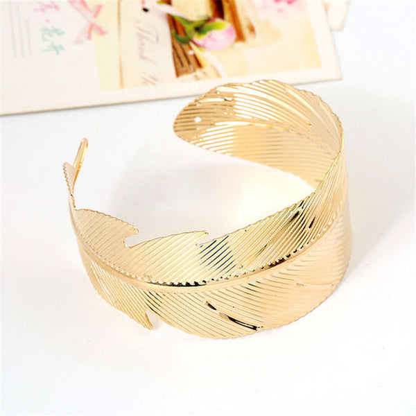 Gold Egyptian Arm Cuff Bracelet