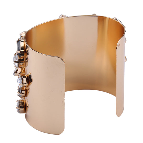 Multicolored Crystal Cuff Bracelet