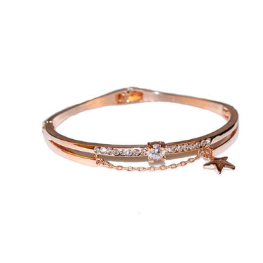 Crystal Star Bangle Bracelet