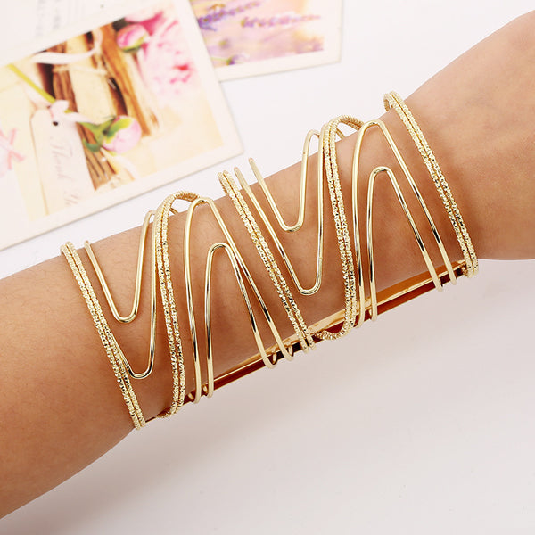 Exaggerate Punk Cuff Bracelet