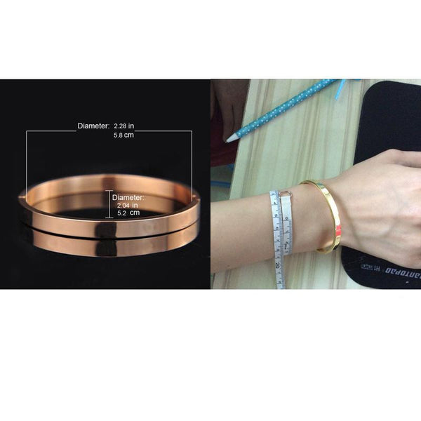 Crystal Buckle Bangle Bracelet