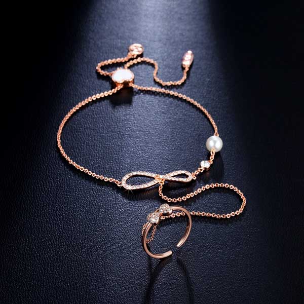 Integrated Finger Wrist Bracelet