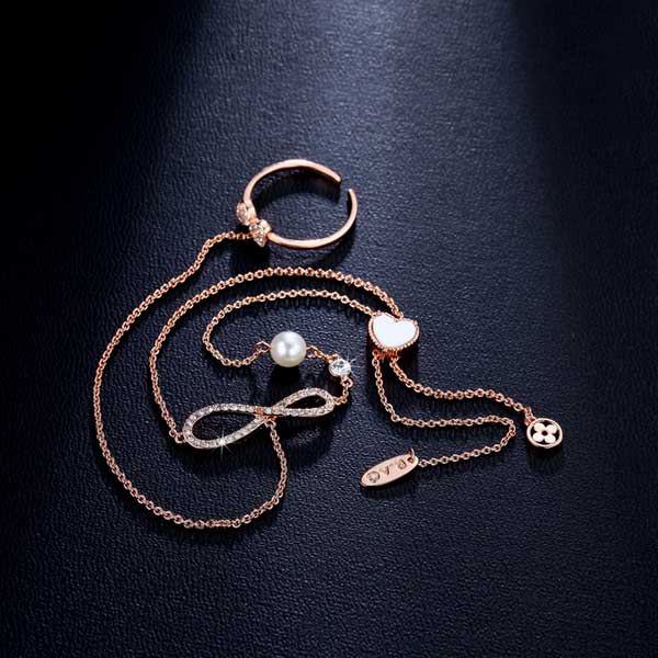 Integrated Finger Wrist Bracelet