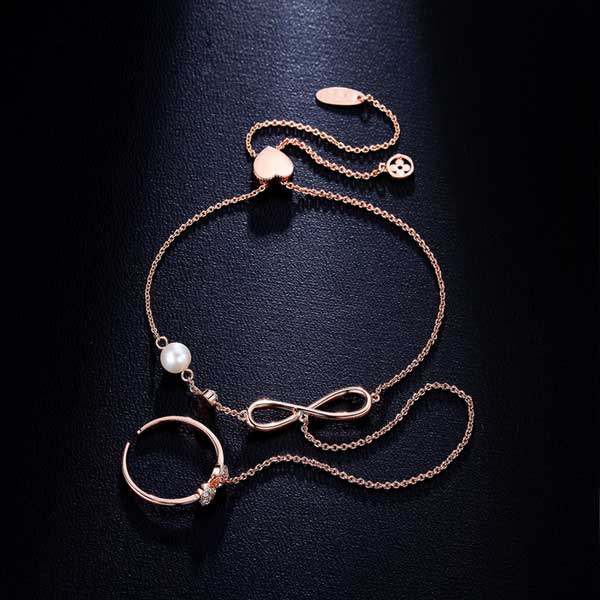 Integrated Finger Wrist Bracelet