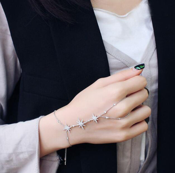 Complex Chain Stars Bracelet