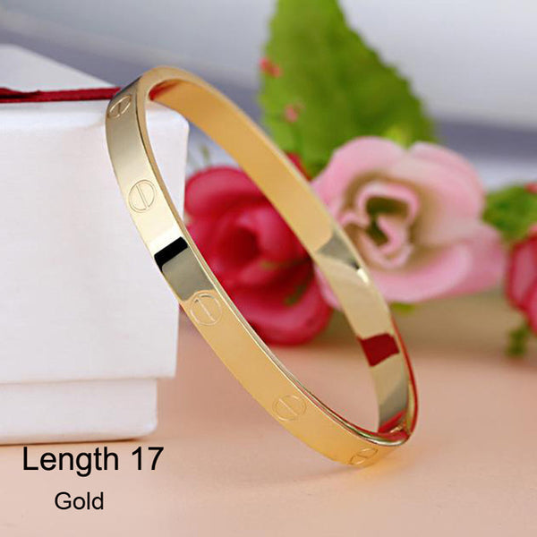 Crystal Buckle Bangle Bracelet